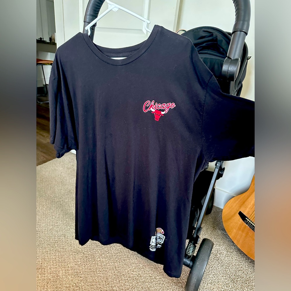 Black Chicago bull Graphic T-Shirt